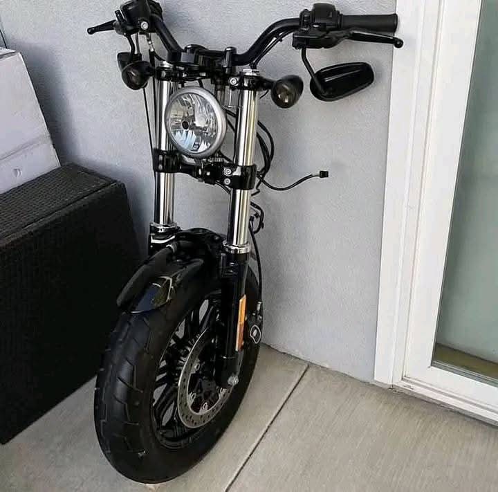 21" front and 16" rear DNA Fat Spoke wheel set