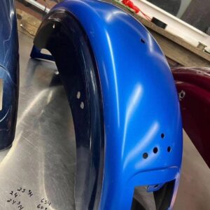 02-05 Dyna rear fenders 2- custom paint 1-lux red