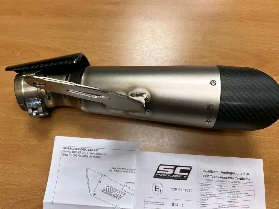SC Project S1 Titanium Exhaust for BMW S1000RR 2020 - Image 3