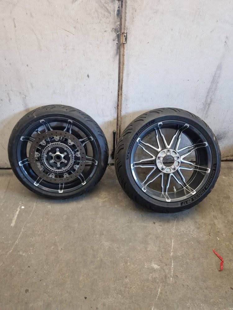 BMW K1600 GTL Front and Rear Wheels with Tires