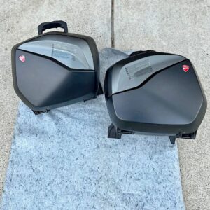Ducati Multistrada V4S Panniers – Aviator Gray | OEM Side Cases