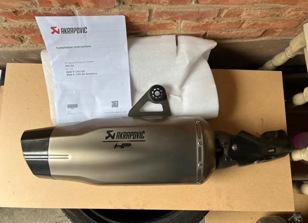 Akrapovič Titanium Carbon Exhaust for BMW R1200GS / R1250GS