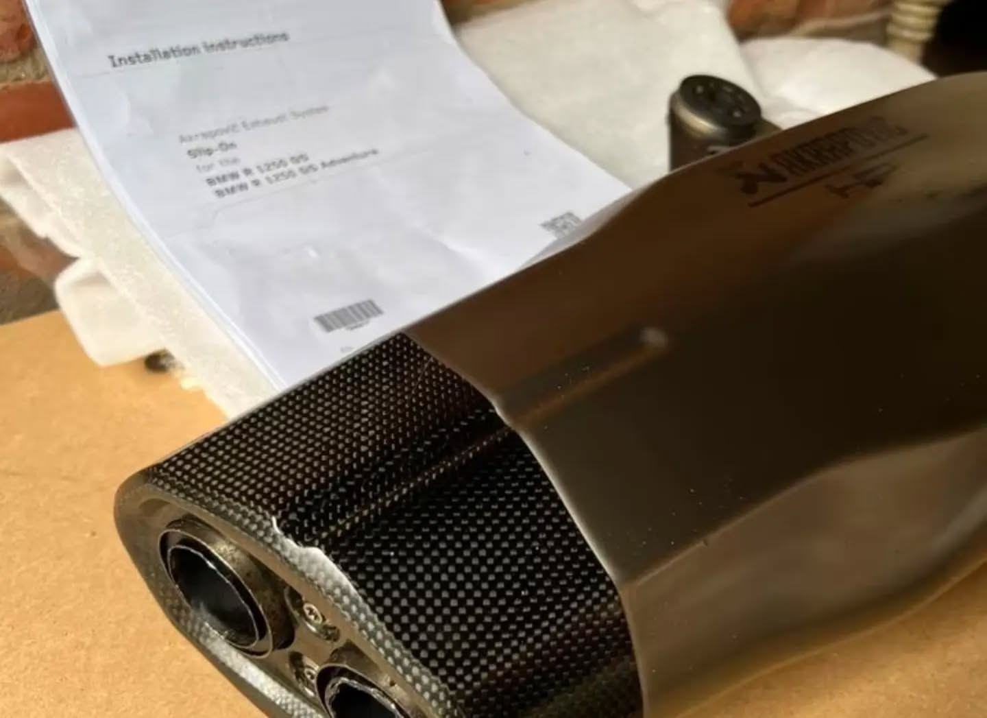 Akrapovič Titanium Carbon Exhaust for BMW R1200GS / R1250GS - Image 9
