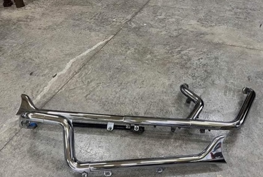 Fishtail Exhaust Set – Complete As Shown - Image 3