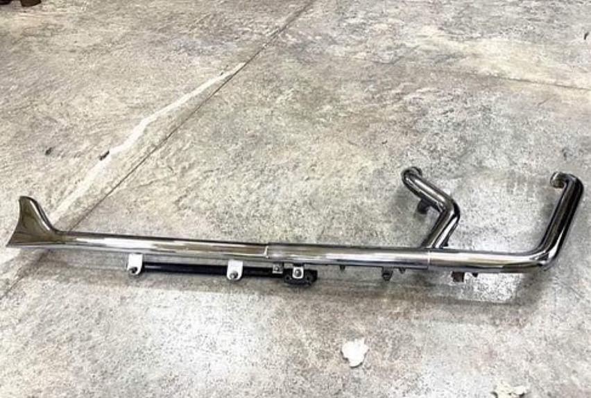 Fishtail Exhaust Set – Complete As Shown - Image 4