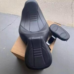 CVO Style Touring Seat with Rider Backrest – Fits 2009+ Harley Touring Models
