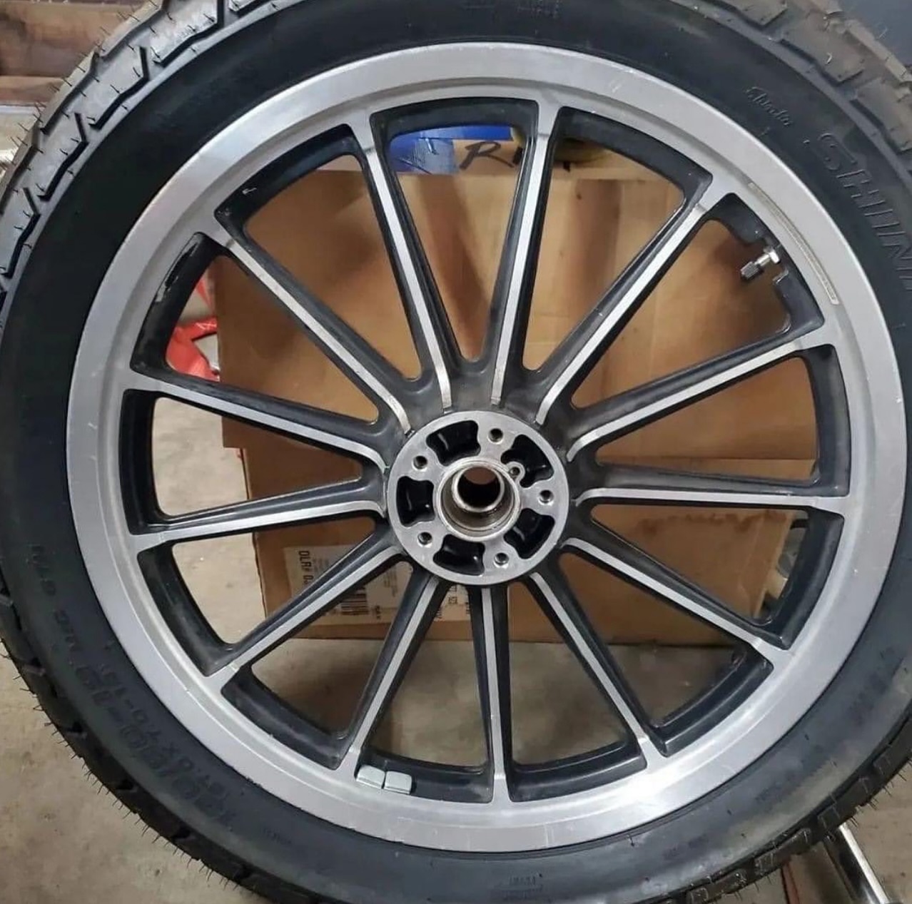 Spoked Motorcycle Wheel – 3/4" Bearings - Image 3