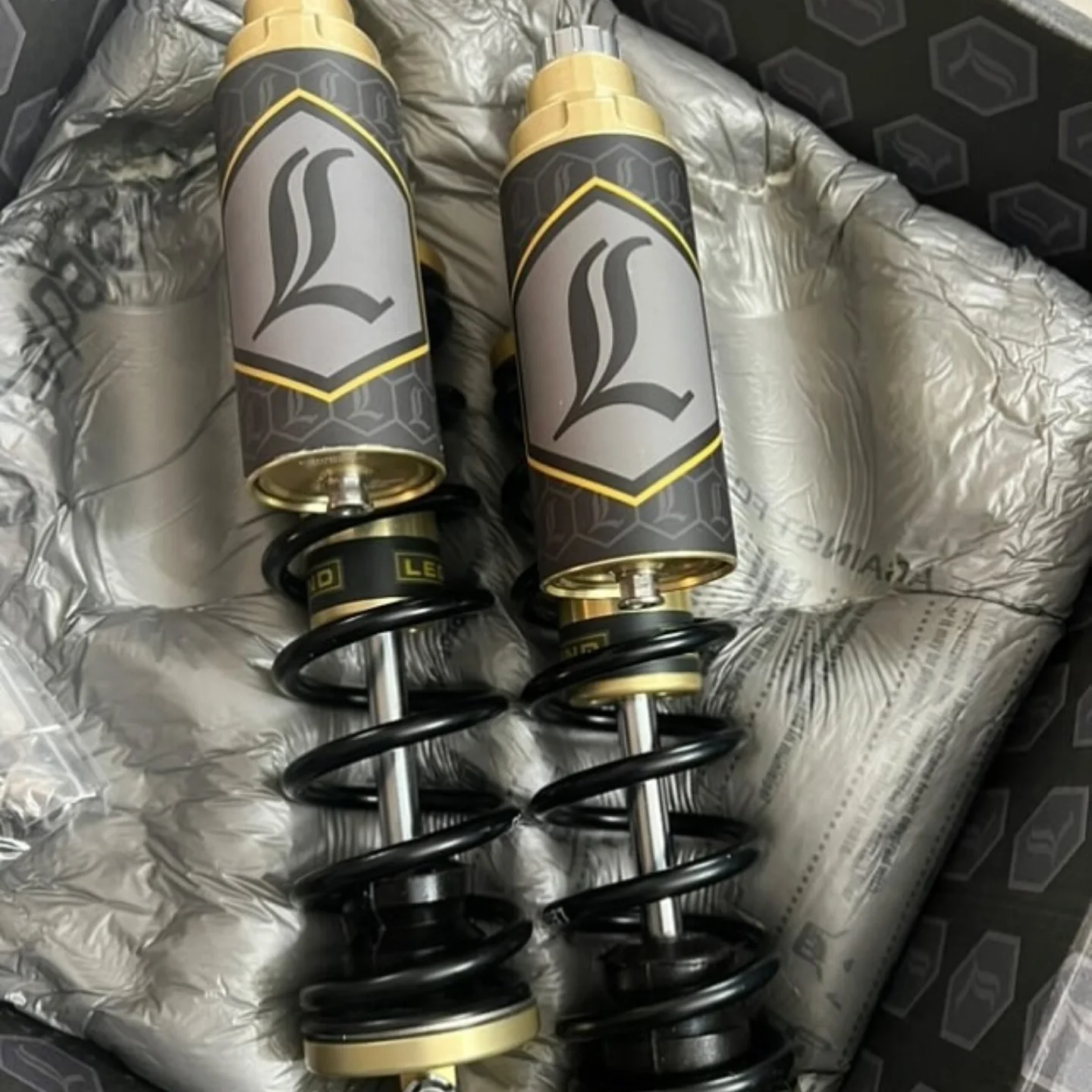 14” Gold Revo-Arc Heavy Duty Shocks by Legend Suspension
